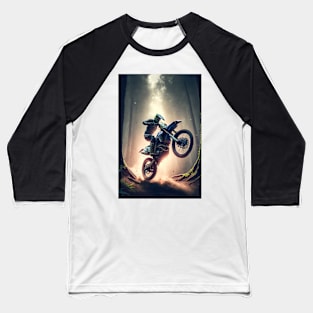 Dirt Bike in the Jungle Baseball T-Shirt